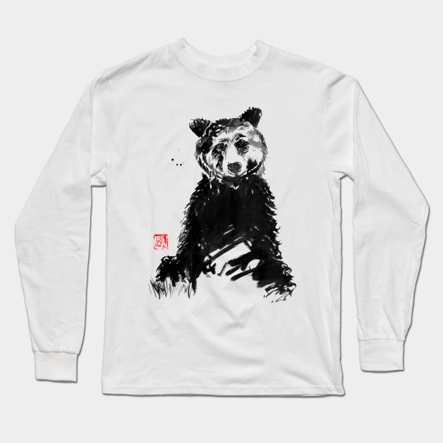 bear Long Sleeve T-Shirt by pechane